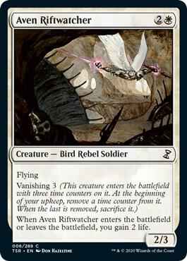 Magic: The Gathering - Time Spiral: Remastered - Aven Riftwatcher - Common - Normal
