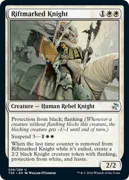 Magic: The Gathering - Time Spiral: Remastered - Riftmarked Knight - Uncommon - Normal