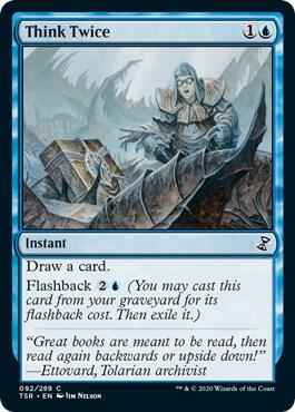 Magic: The Gathering - Time Spiral: Remastered - Think Twice - Common - Normal