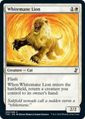 Magic: The Gathering - Time Spiral: Remastered - Whitemane Lion - Common - Normal