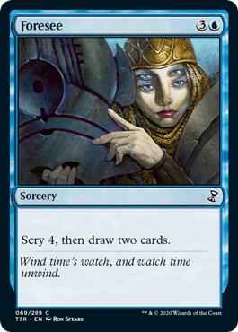 Magic: The Gathering - Time Spiral: Remastered - Foresee - Common - Normal