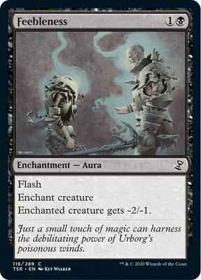 Magic: The Gathering - Time Spiral: Remastered - Feebleness - Common - Normal