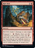 Magic: The Gathering - Time Spiral: Remastered - Rift Bolt - Common - Normal