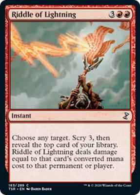 Magic: The Gathering - Time Spiral: Remastered - Riddle of Lightning - Common - Normal
