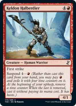Magic: The Gathering - Time Spiral: Remastered - Keldon Halberdier - Common - Normal