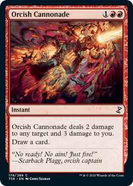 Magic: The Gathering - Time Spiral: Remastered - Orcish Cannonade - Common - Normal