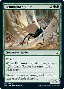 Magic: The Gathering - Time Spiral: Remastered - Penumbra Spider - Common - Normal