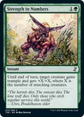 Magic: The Gathering - Time Spiral: Remastered - Strength in Numbers - Common - Normal