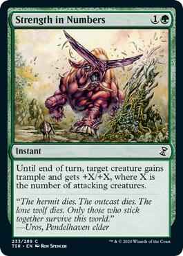 Magic: The Gathering - Time Spiral: Remastered - Strength in Numbers - Common - Normal