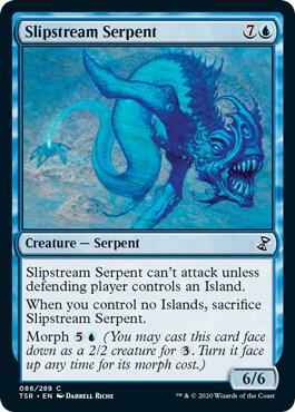 Magic: The Gathering - Time Spiral: Remastered - Slipstream Serpent - Common - Normal