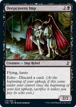 Magic: The Gathering - Time Spiral: Remastered - Deepcavern Imp - Common - Normal