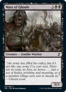 Magic: The Gathering - Time Spiral: Remastered - Mass of Ghouls - Common - Normal