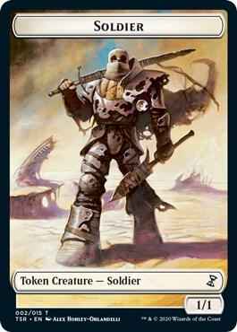 Magic: The Gathering - Time Spiral: Remastered - Soldier Token - Token - Normal