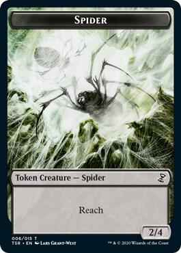 Magic: The Gathering - Time Spiral: Remastered - Spider Token - Token - Normal