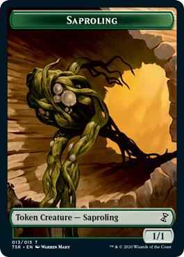 Magic: The Gathering - Time Spiral: Remastered - Saproling Token - Token - Normal