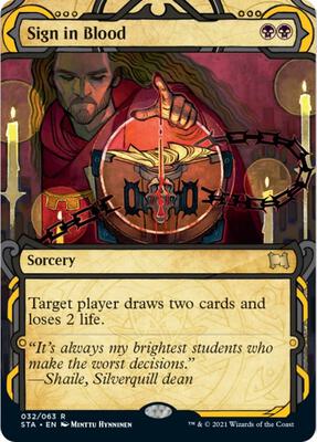 Magic: The Gathering - Strixhaven: Mystical Archives - Sign in Blood - Anime Card Craze