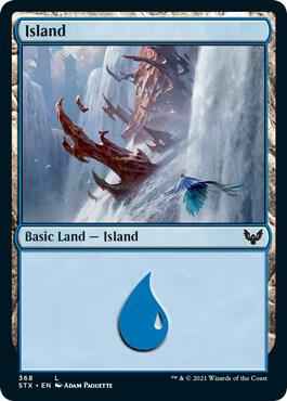 Magic: The Gathering - Strixhaven: School of Mages - Island (368) - Land - Normal