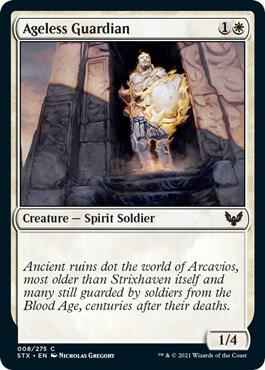 Magic: The Gathering - Strixhaven: School of Mages - Ageless Guardian - Common - Normal