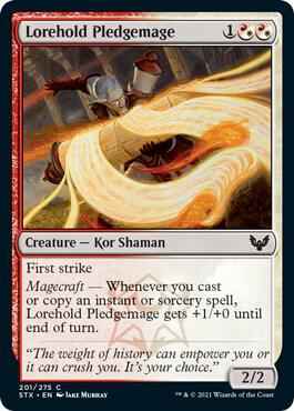 Magic: The Gathering - Strixhaven: School of Mages - Lorehold Pledgemage - Common - Normal