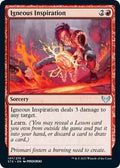 Magic: The Gathering - Strixhaven: School of Mages - Igneous Inspiration - Uncommon - Normal