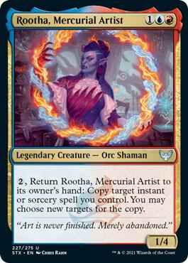 Magic: The Gathering - Strixhaven: School of Mages - Rootha, Mercurial Artist - Uncommon - Normal