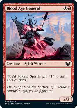 Magic: The Gathering - Strixhaven: School of Mages - Blood Age General - Common - Normal