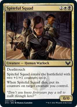 Magic: The Gathering - Strixhaven: School of Mages - Spiteful Squad - Common - Normal