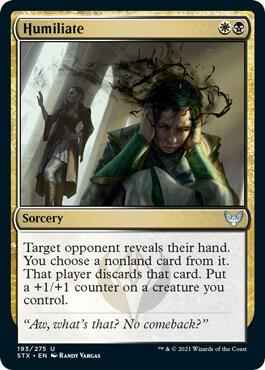 Magic: The Gathering - Strixhaven: School of Mages - Humiliate - Uncommon - Normal
