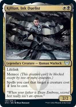 Magic: The Gathering - Strixhaven: School of Mages - Killian, Ink Duelist - Uncommon - Normal