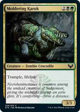 Magic: The Gathering - Strixhaven: School of Mages - Moldering Karok - Common - Normal