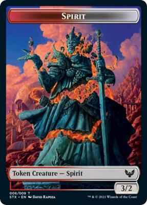 Magic: The Gathering - Strixhaven: School of Mages - Spirit Token - Token - Normal