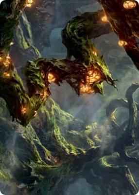 Magic: The Gathering - Art Series: Strixhaven - Forest Art Card - Special - Normal