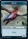 Magic: The Gathering - Commander 2021 - Drake // Elemental Double-sided Token - Token - Normal