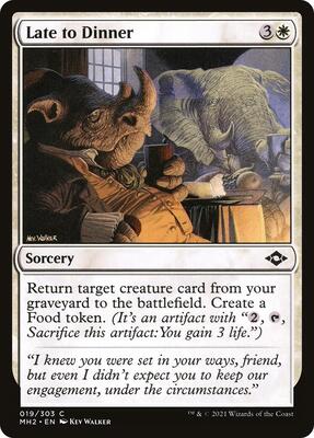 Magic: The Gathering - Modern Horizons 2 - Late to Dinner - Normal - Anime Card Craze