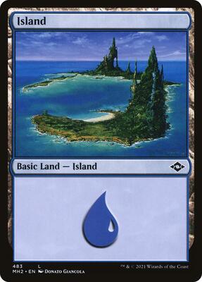 Magic: The Gathering - Modern Horizons 2 - Island (483) - Normal - Anime Card Craze