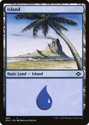 Magic: The Gathering - Modern Horizons 2 - Island (484) - Normal - Anime Card Craze
