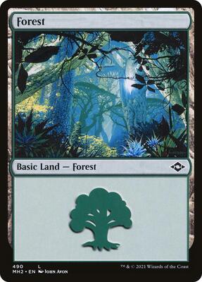 Magic: The Gathering - Modern Horizons 2 - Forest (490) - Normal - Anime Card Craze