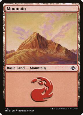 Magic: The Gathering - Modern Horizons 2 - Mountain (487) - Normal - Anime Card Craze