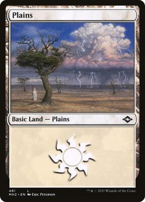Magic: The Gathering - Modern Horizons 2 - Plains (481) - Normal - Anime Card Craze