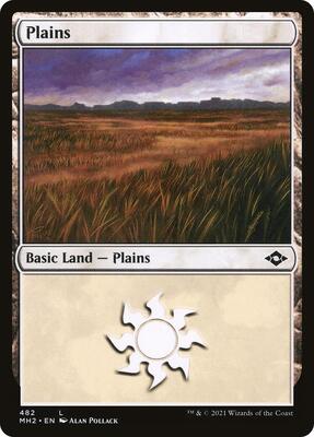 Magic: The Gathering - Modern Horizons 2 - Plains (482) - Normal - Anime Card Craze