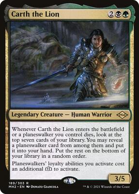 Magic: The Gathering - Modern Horizons 2 - Carth the Lion - Normal - Anime Card Craze