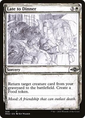 Magic: The Gathering - Modern Horizons 2 - Late to Dinner (Showcase) - Foil - Anime Card Craze