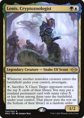 Magic: The Gathering - Modern Horizons 2 - Lonis, Cryptozoologist - Normal - Anime Card Craze