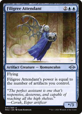 Magic: The Gathering - Modern Horizons 2 - Filigree Attendant - Normal - Anime Card Craze