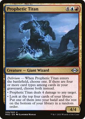 Magic: The Gathering - Modern Horizons 2 - Prophetic Titan - Normal - Anime Card Craze