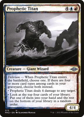 Magic: The Gathering - Modern Horizons 2 - Prophetic Titan (Showcase) - Normal - Anime Card Craze