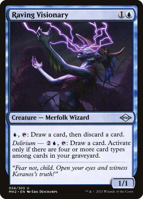 Magic: The Gathering - Modern Horizons 2 - Raving Visionary - Normal - Anime Card Craze