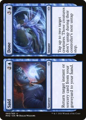 Magic: The Gathering - Modern Horizons 2 - Said // Done - Normal - Anime Card Craze