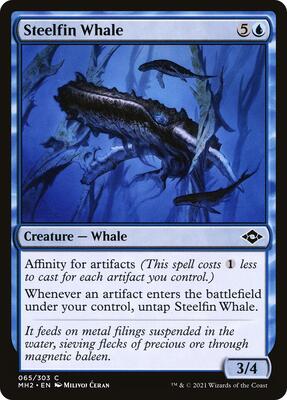 Magic: The Gathering - Modern Horizons 2 - Steelfin Whale - Normal - Anime Card Craze