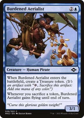 Magic: The Gathering - Modern Horizons 2 - Burdened Aerialist - Normal - Anime Card Craze